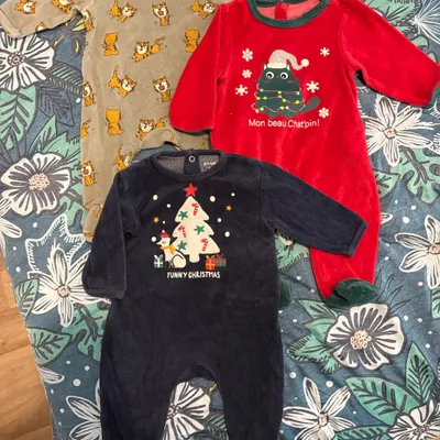 Lot de 3 pyjama chaud 3 mois